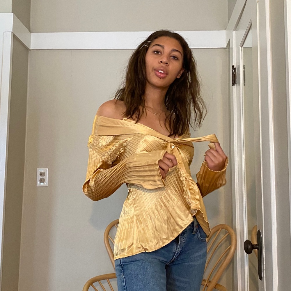 VINTAGE GOLD TOP - Picture 4 of 4